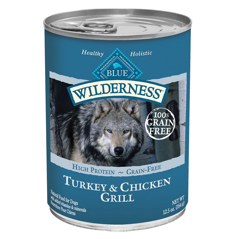 Blue Buffalo Wilderness Adult Wet Dog Food Grain Free 12.5 Oz