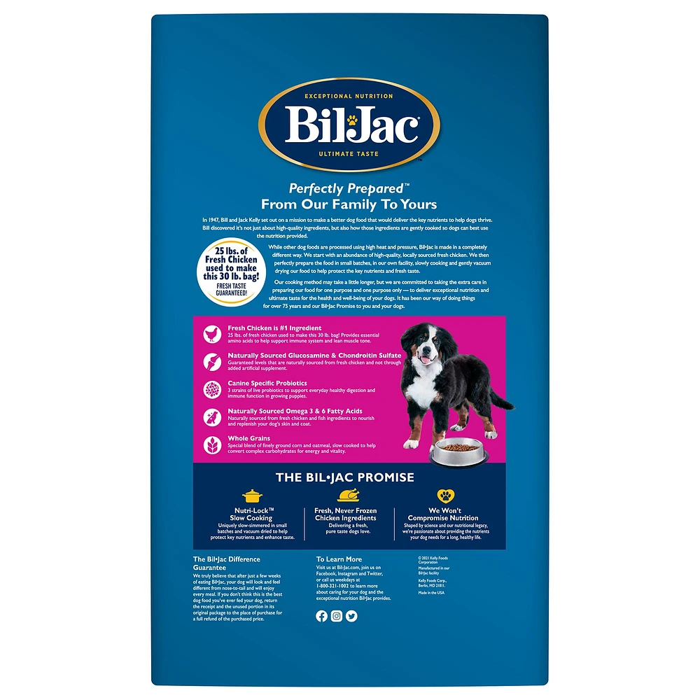 Bil Jac Large Breed Puppy Dry Dog Food Chicken The Market Place