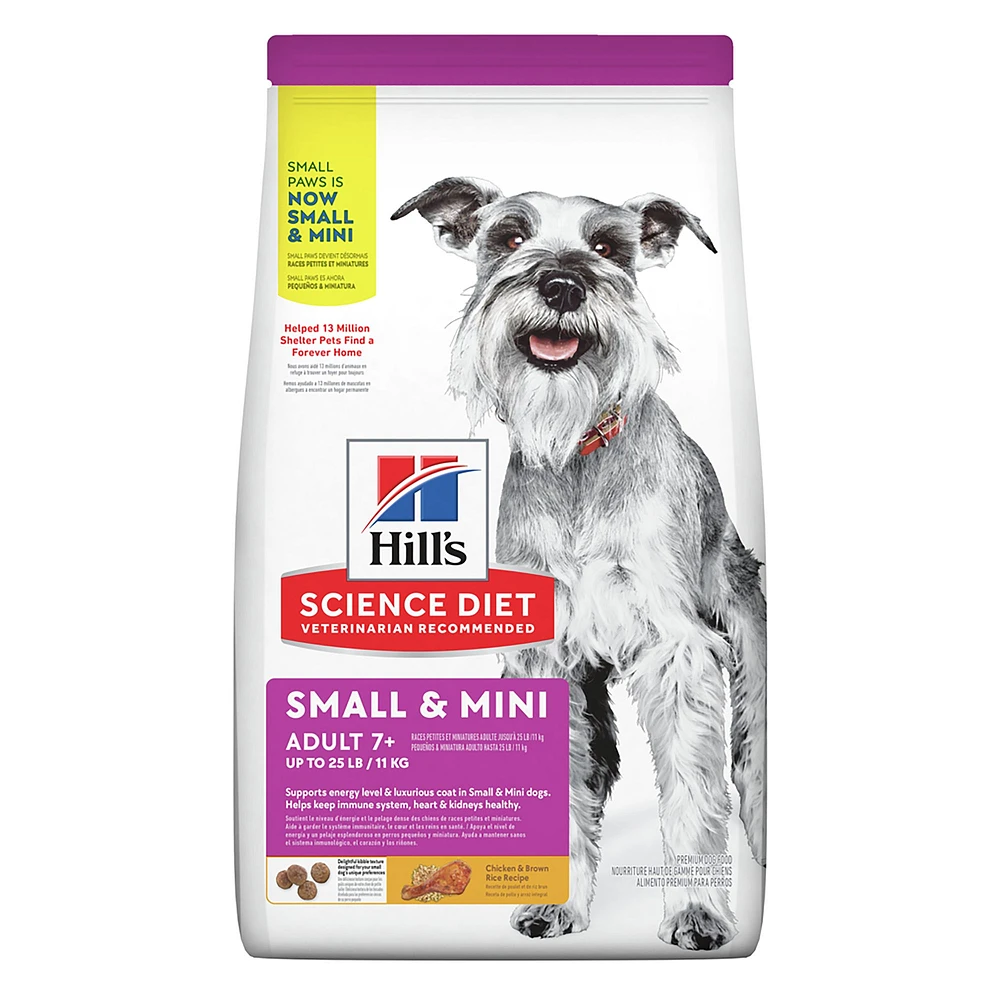 Hill s Science Diet Small Breed Adult Senior 7 Dry Dog Food