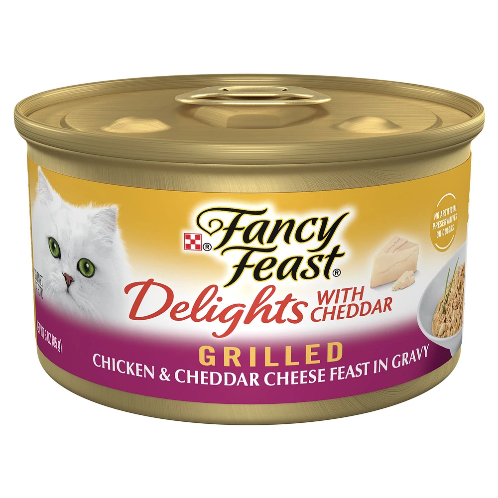 Fancy Feast Delights with Cheddar All Life Stages Cat Wet Food