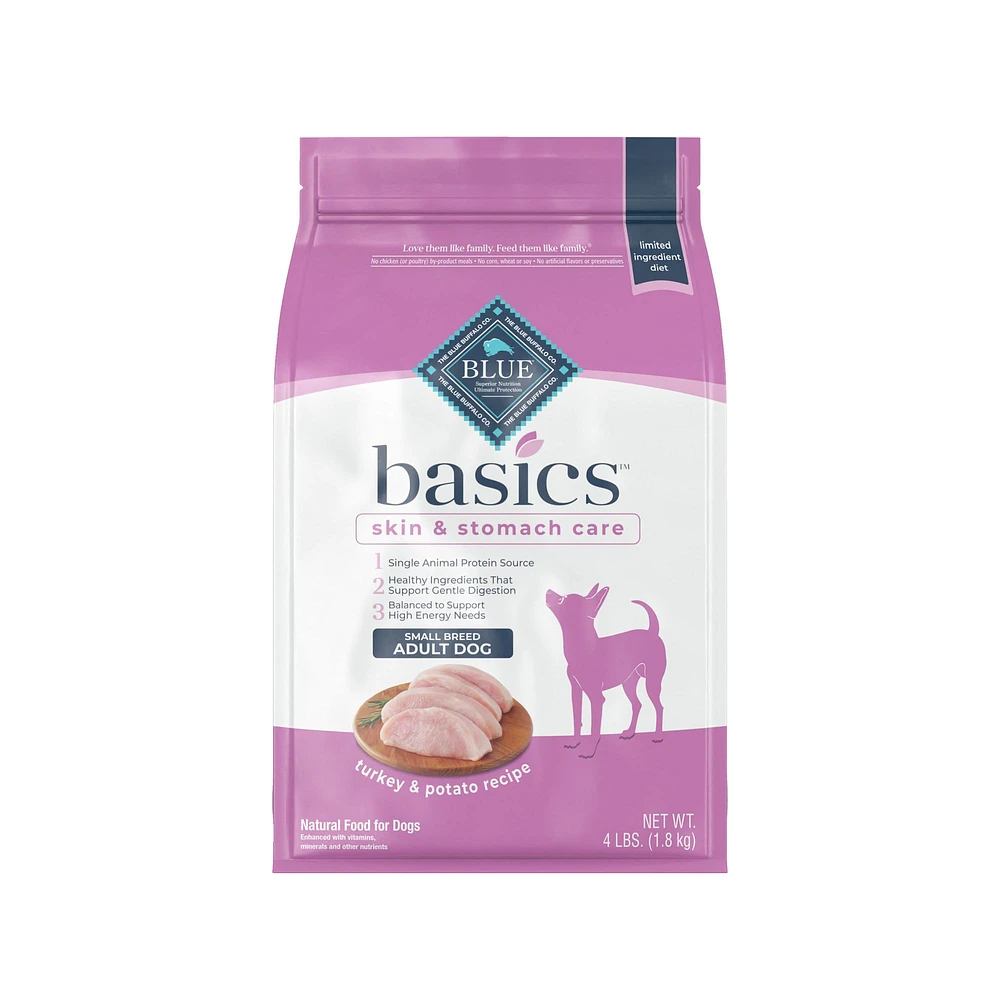 Blue Buffalo Basics Small Breed Adult Dry Dog Food Natural