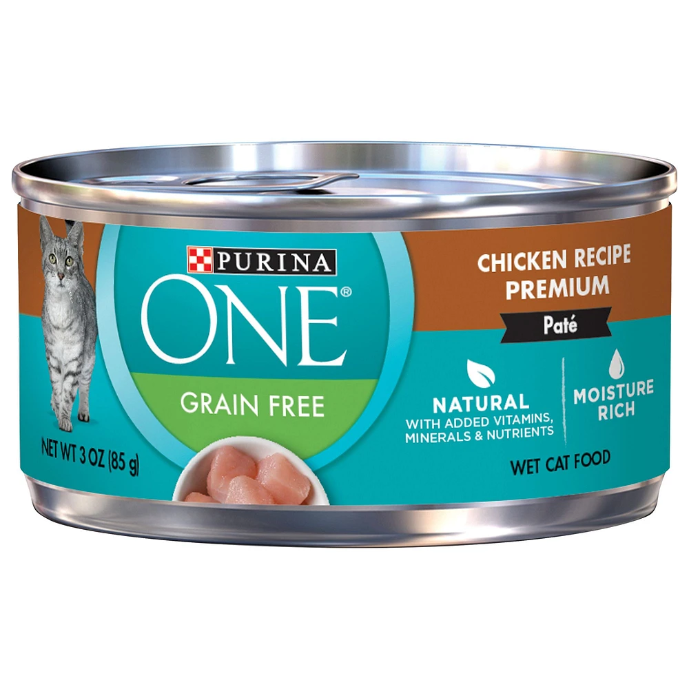 Purina ONE Plus All Life Stages Cat Wet Food 3.33 oz. Natural