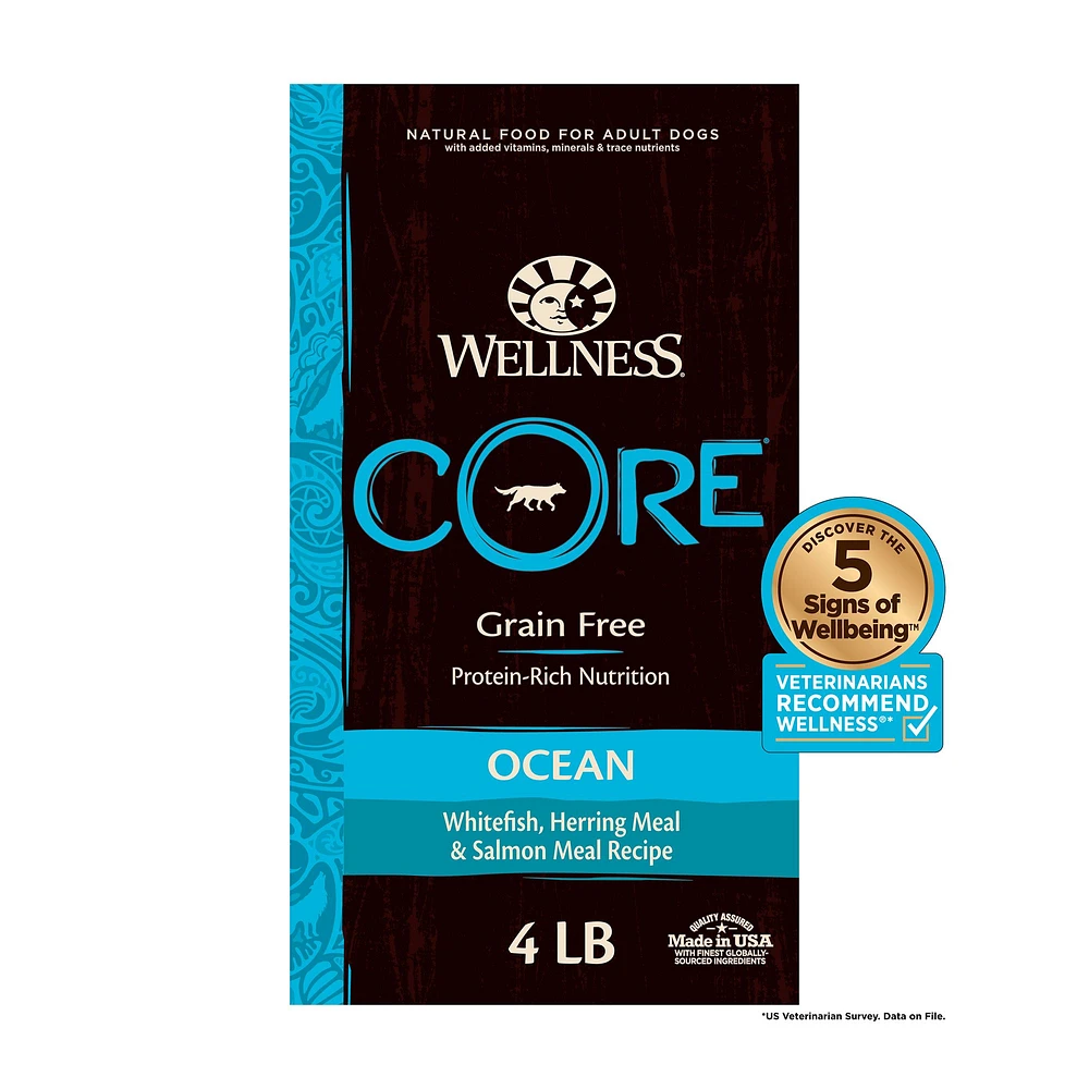 Wellness CORE Adult Dry Dog Food Natural Grain Free The