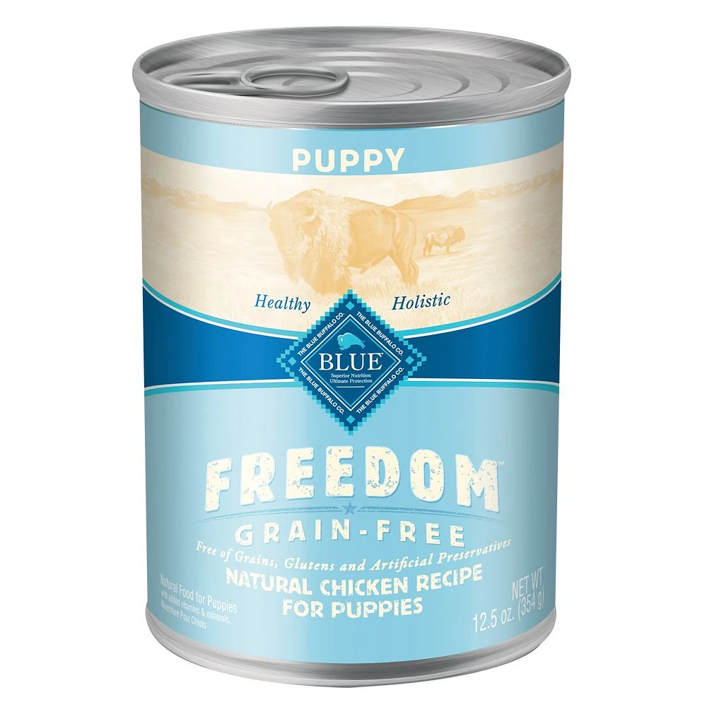 Blue Buffalo Freedom Puppy Wet Dog Food Grain Free 12.5 Oz