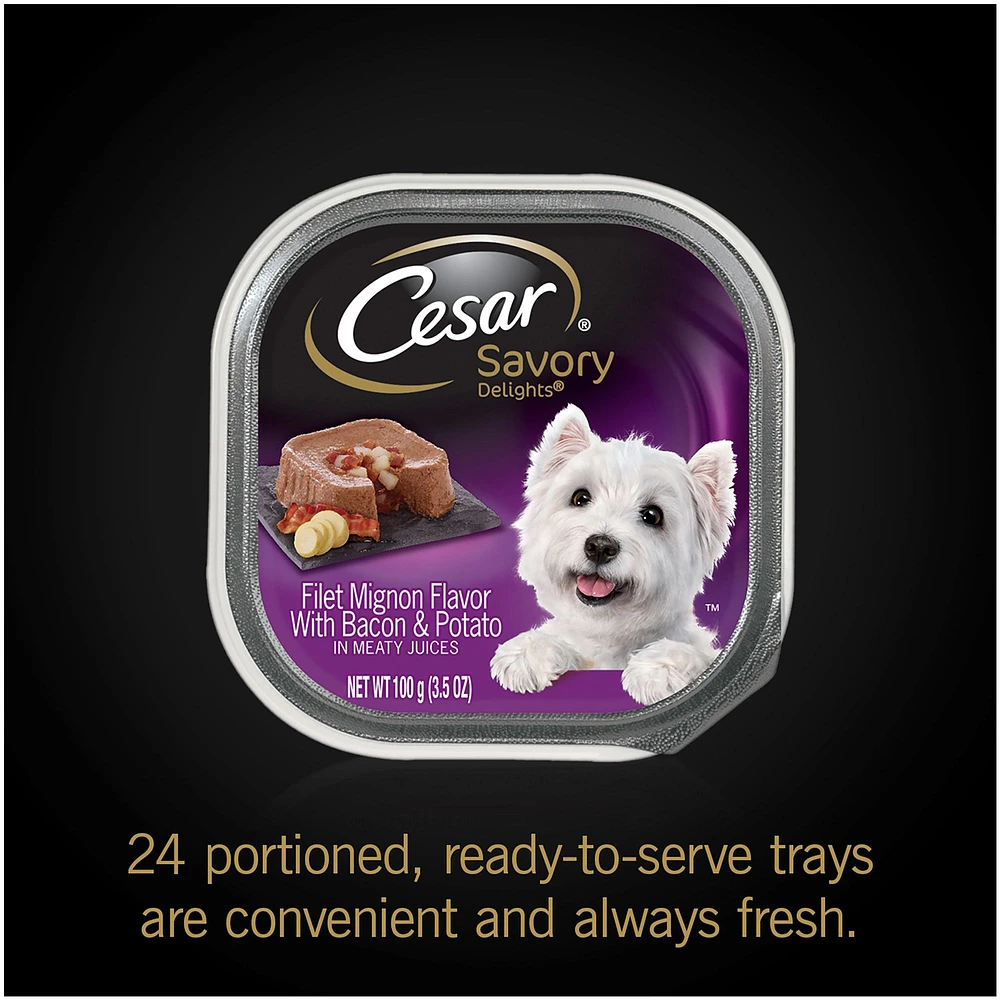 Cesar Classics Adult Wet Dog Food Loaf Topper The Market Place