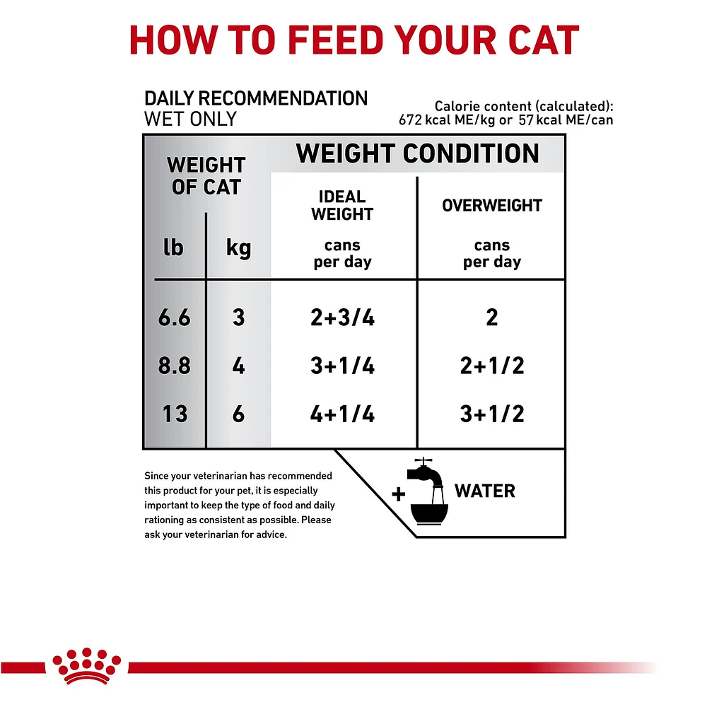 Royal Canin Veterinary Diet Feline Glycobalance Adult Cat Thin Slices In Gravy Wet Food 3 oz can