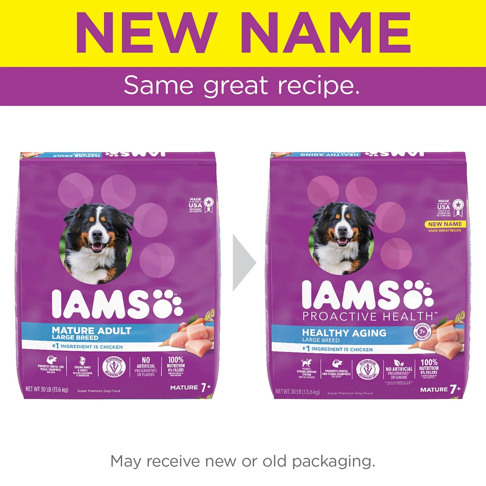 IAMS Proactive Health Large Breed Senior Dry Dog Food Healthy