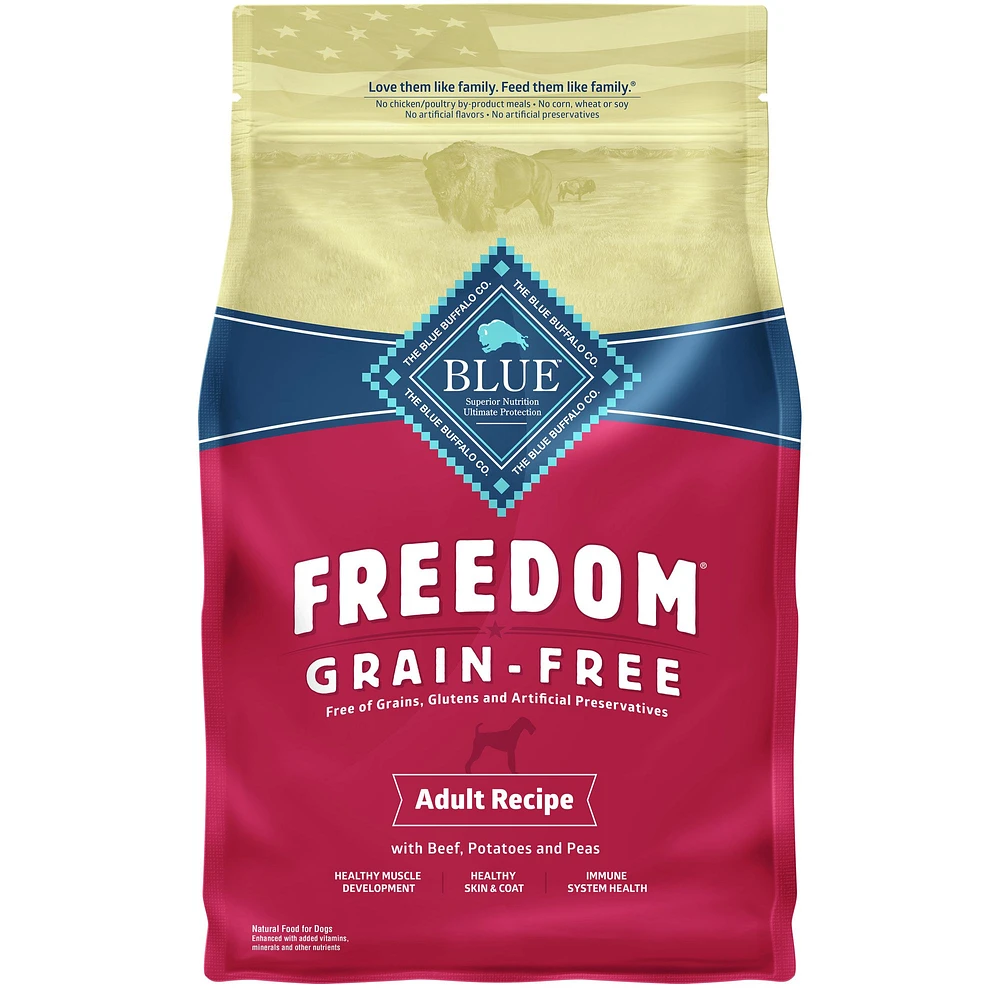 Blue Buffalo Freedom Adult Dry Dog Food Grain Free The