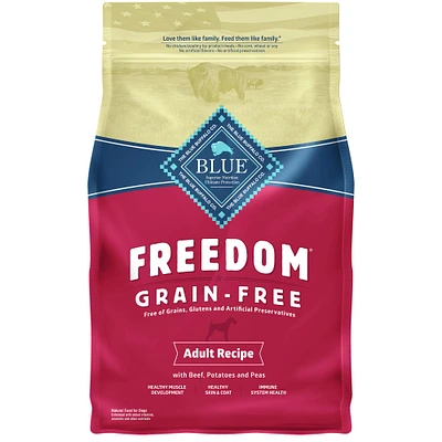 Blue Buffalo Freedom Senior Dry Dog Food Grain Free The