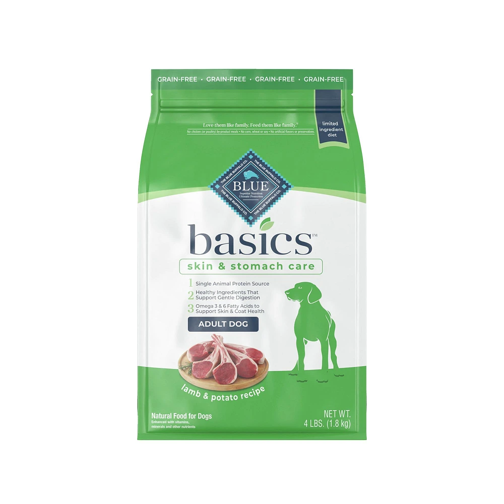 Blue Buffalo Basics Adult Dry Dog Food Grain Free The Market