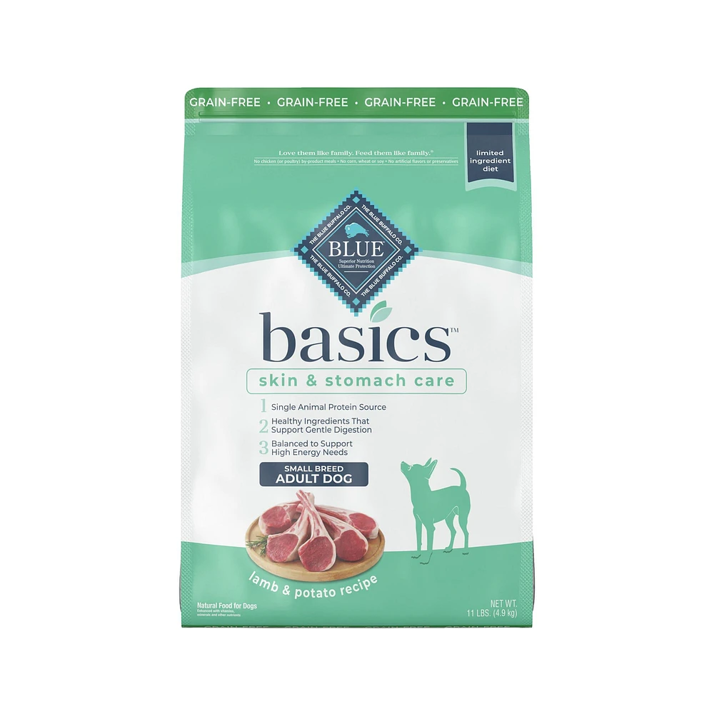 Blue Buffalo Basics Small Breed Adult Dry Dog Food Grain Free