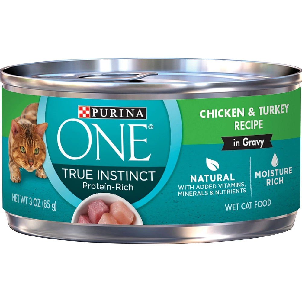 Purina ONE True Instinct All Life Stages Cat Wet Food 3.33 oz