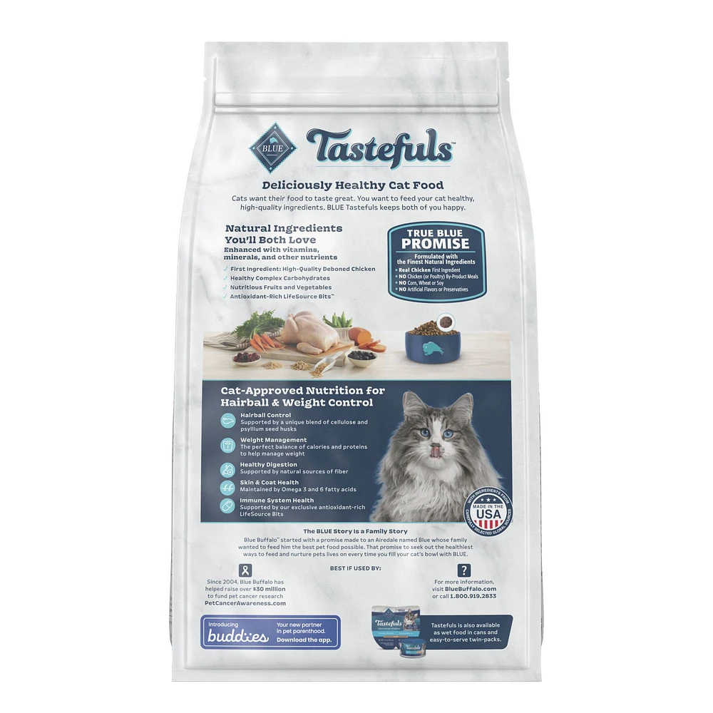 Blue Buffalo Tastefuls Adult Dry Cat Food Natural Chicken