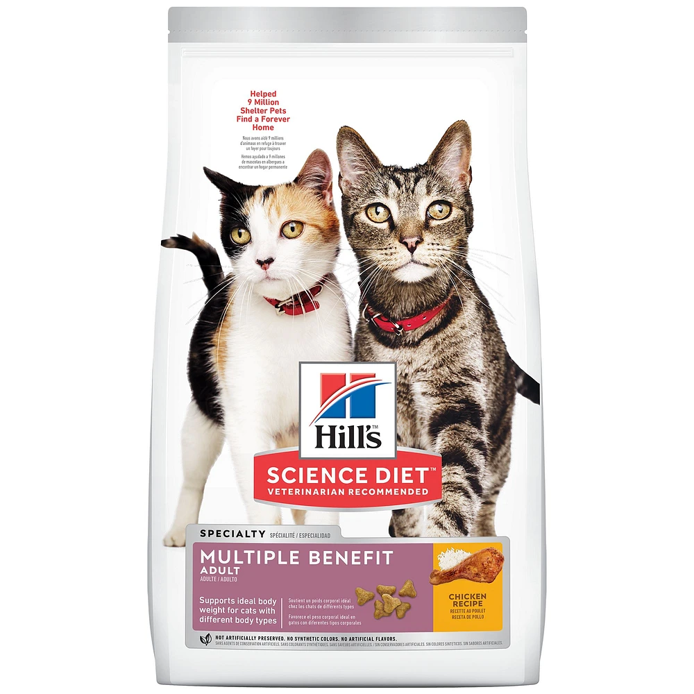 Hill s Science Diet Multiple Benefit Adult Dry Cat Food The