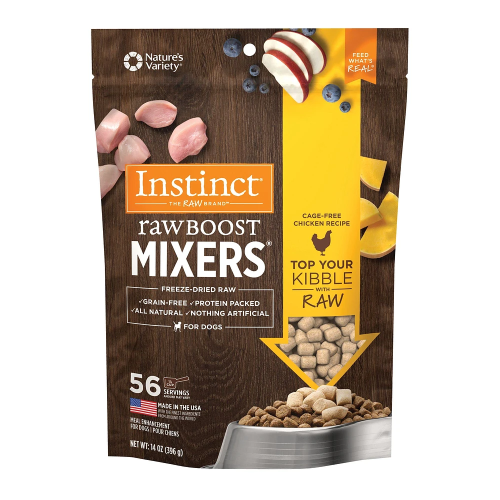 Instinct Raw Boost Mixers All Life Stage Dog Food Topper Grain