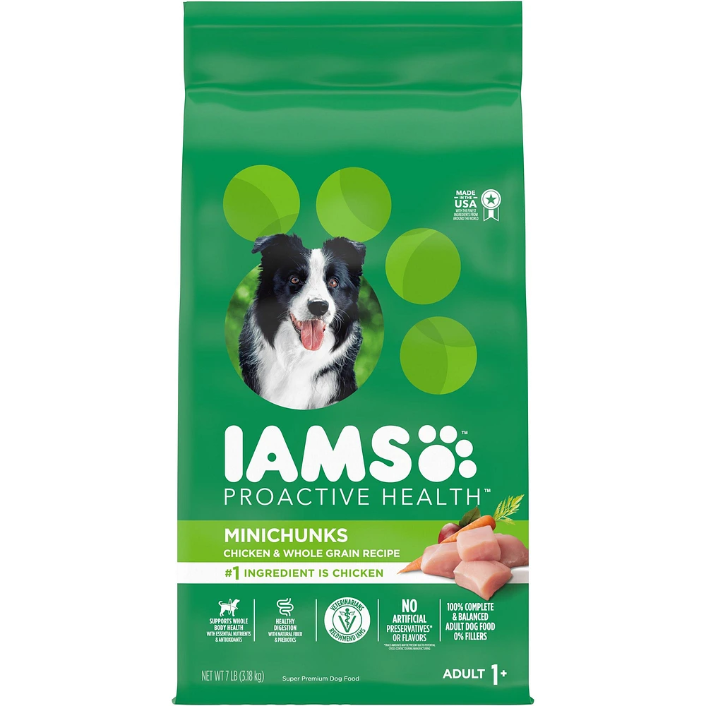 IAMS Proactive Health Adult Dry Dog Food Mini Chunks Chicken