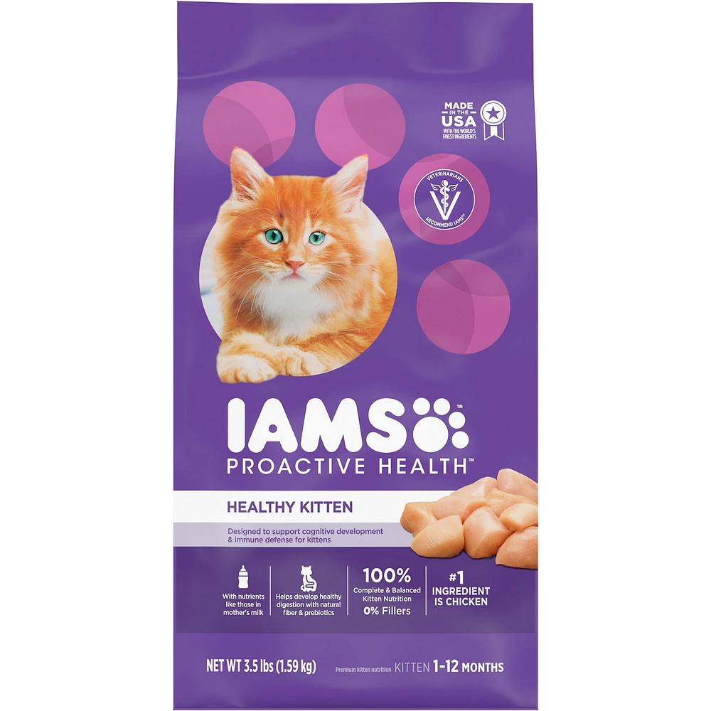 IAMS Proactive Health Kitten Dry Cat Food Healthy Development