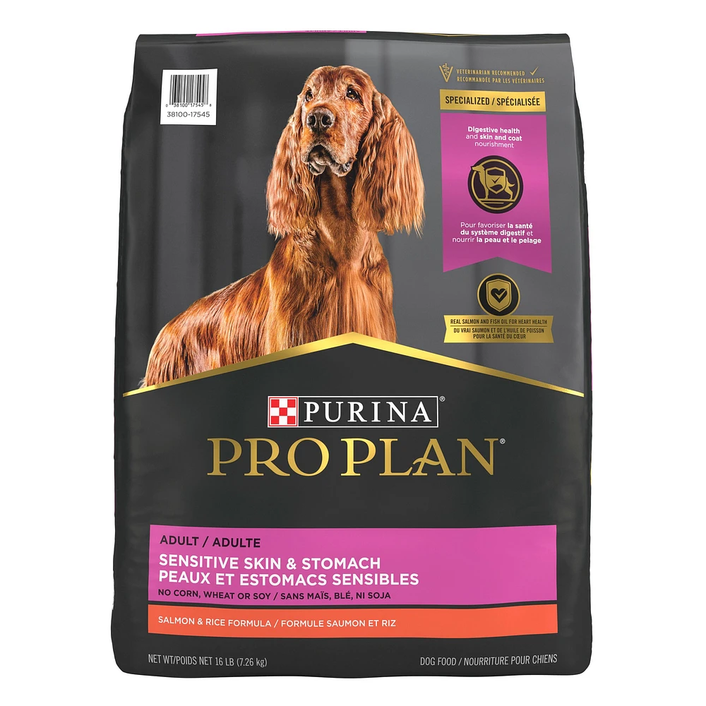 Purina Pro Plan Sensitive Skin Stomach Adult Dry Dog Food The