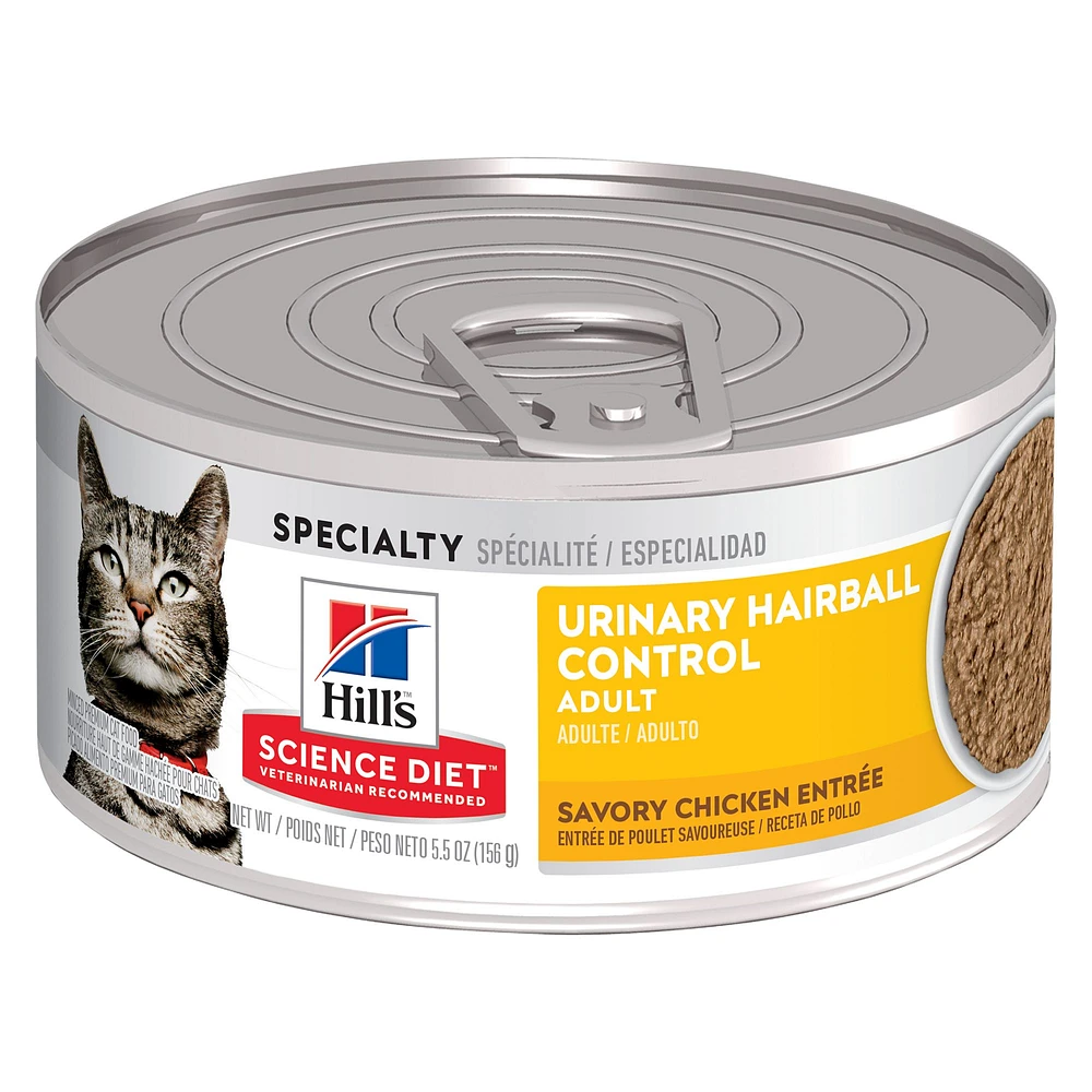 Hill s Science Diet Urinary Hairball Control Adult Wet Cat Food