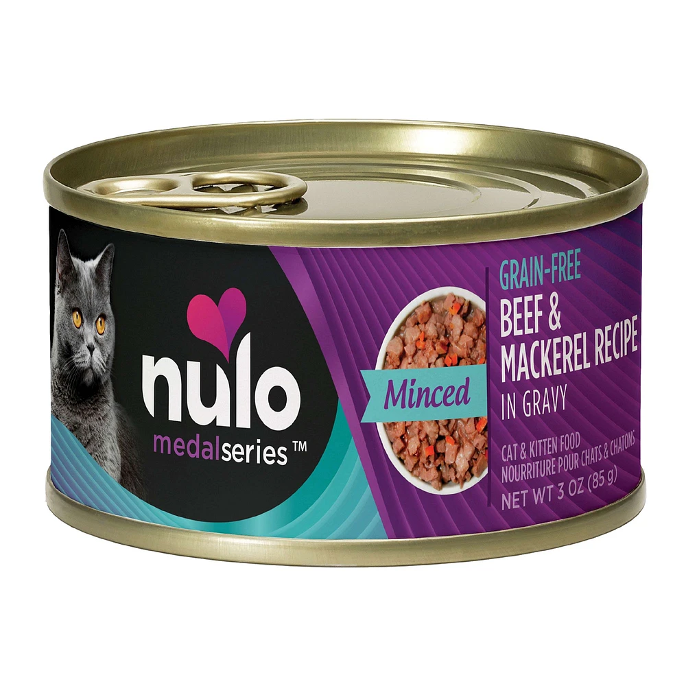 Nulo MedalSeries All Life Stages Wet Cat Food Grain Free No Corn Wheat Soy