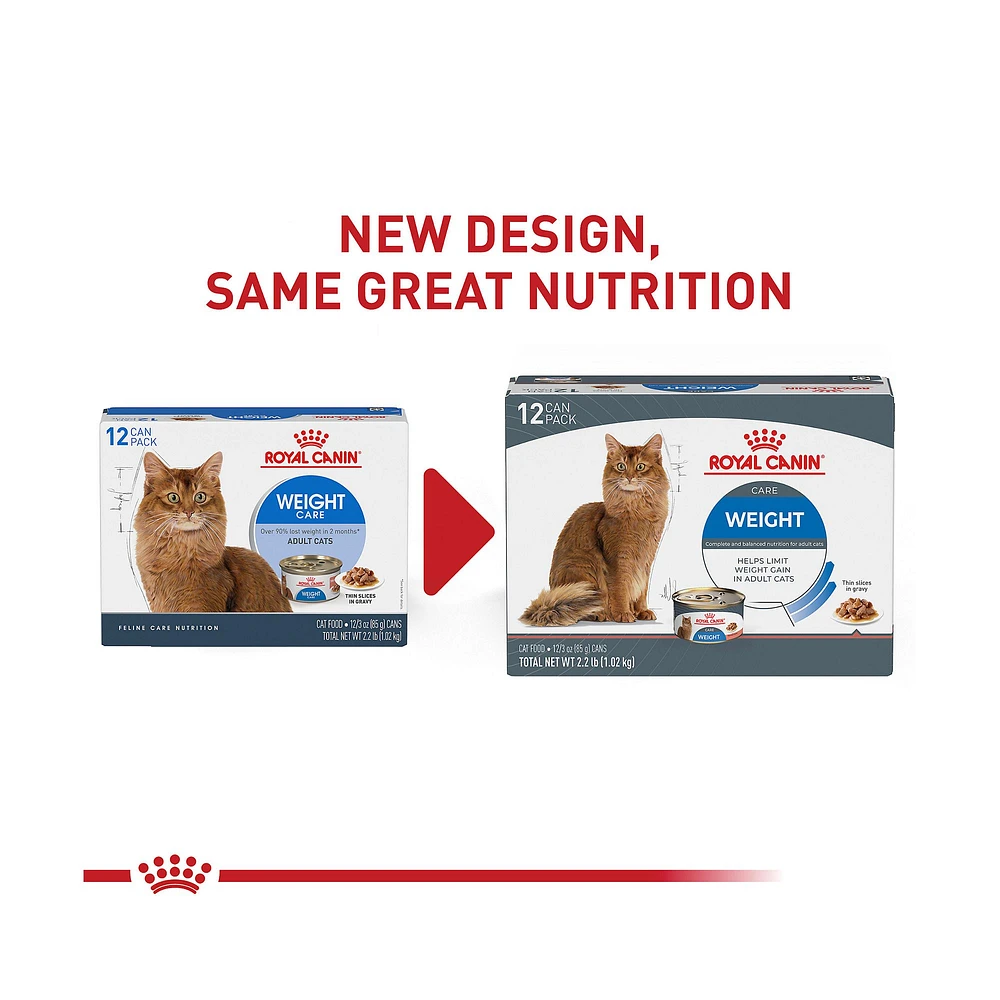 Royal Canin Feline Care Nutrition Weight Care Adult Cat Slices