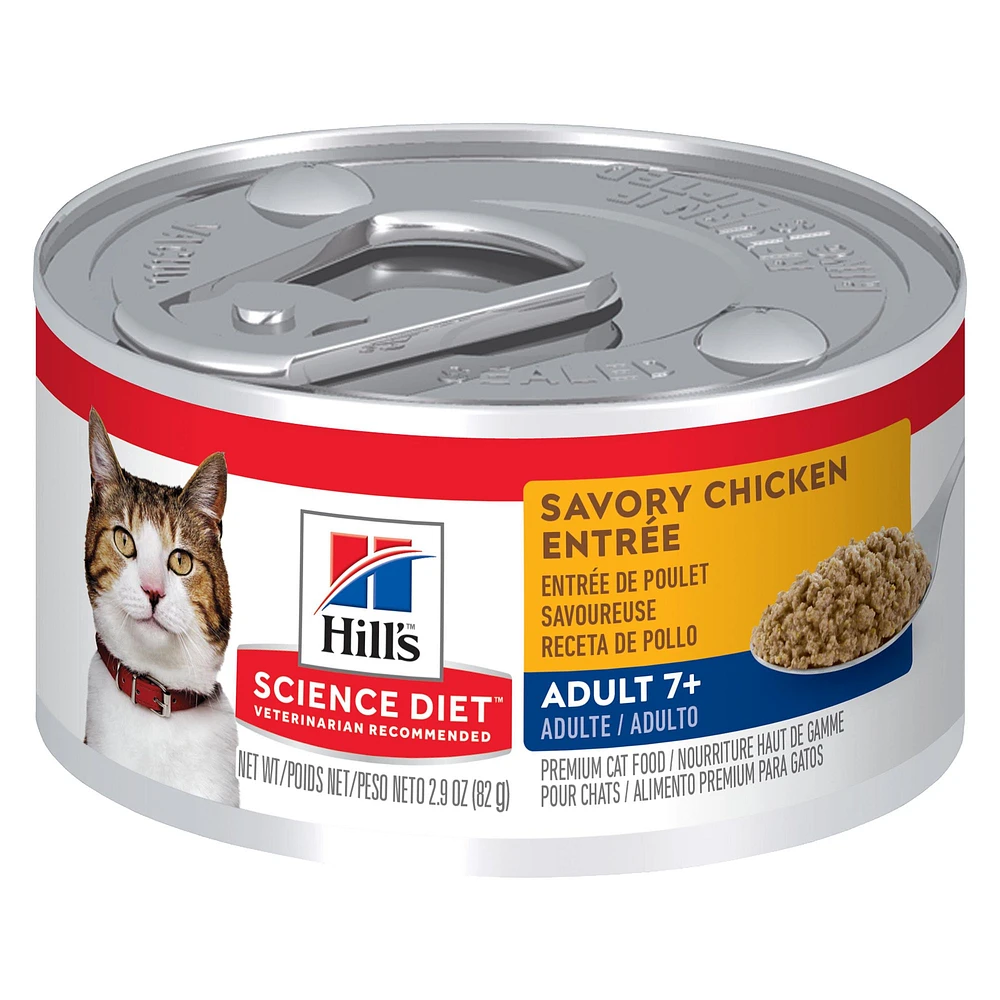 Hill s Science Diet Adult Senior 7 Wet Cat Food 2.9 oz