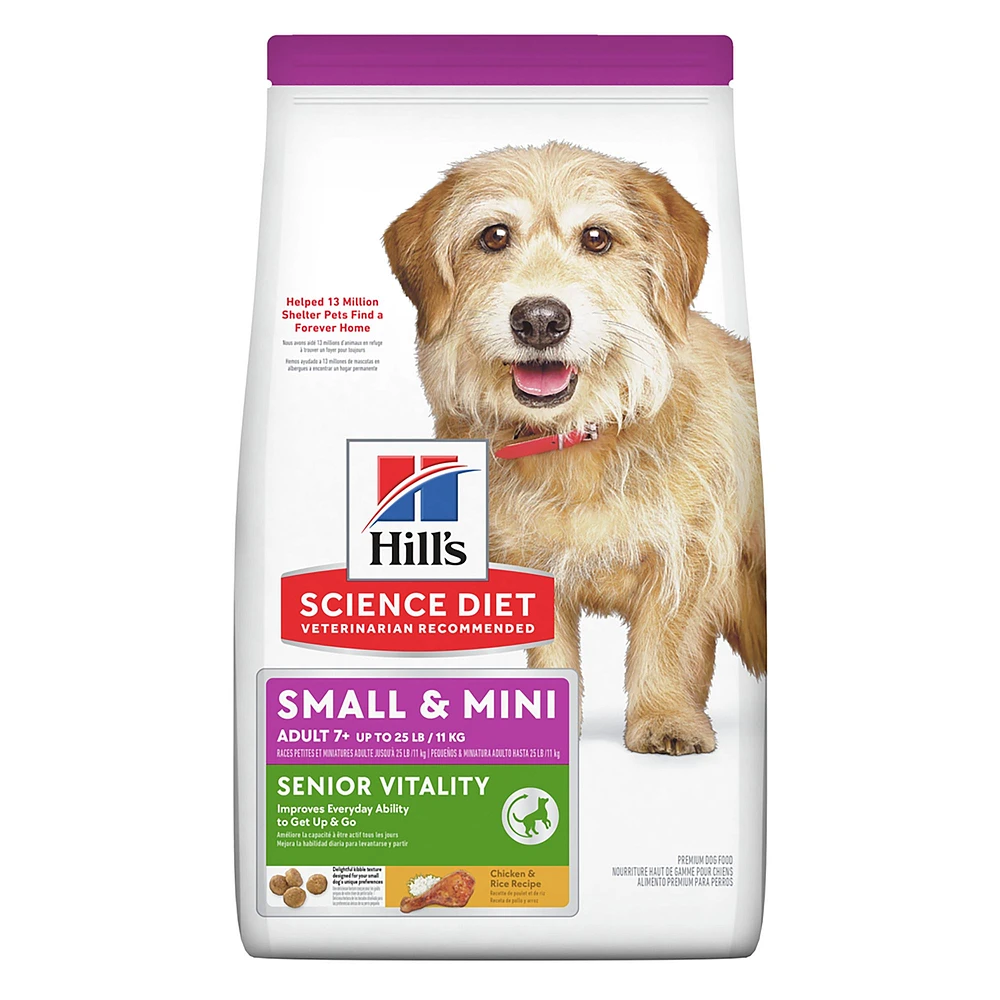 Hill s Science Diet Senior Vitality Small Breed Adult Senior 7