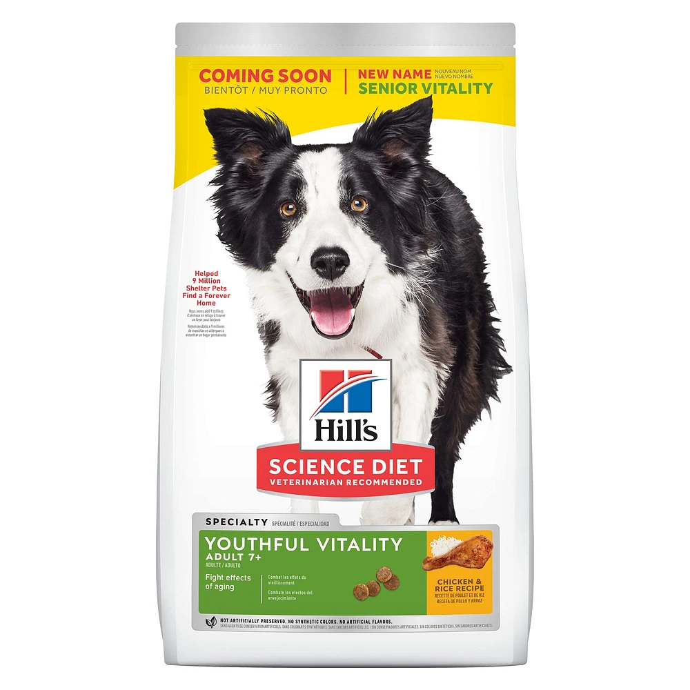 Hill s Science Diet Senior Vitality Adult Senior 7 Dry Dog Food