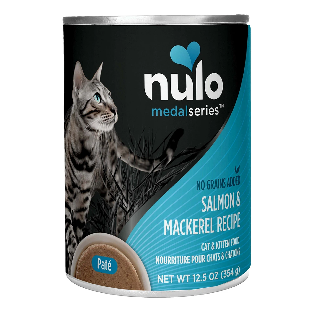 Nulo MedalSeries All Life Stages Wet Cat Food Grain Free No Corn Wheat Soy 12.5 Oz