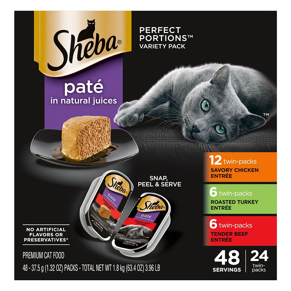 Sheba Perfect Portions Adult Wet Cat Food Pate The Market Place