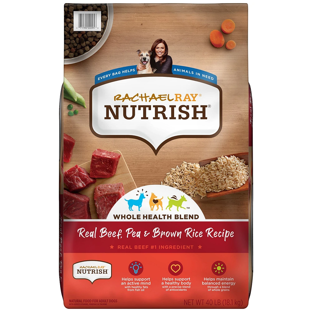 Rachael Ray Nutrish Dry Dog Food All Life Stage Beef Pea The