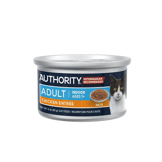 Authority Everyday Health Indoor Cat Wet Food 5.5 Oz Pate With Grain