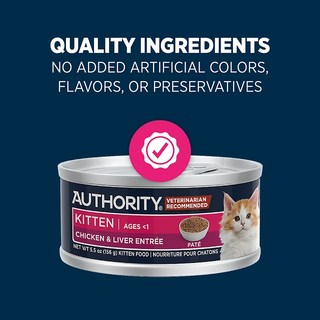 Authority Everyday Health Indoor Cat Wet Food 5.5 Oz Pate