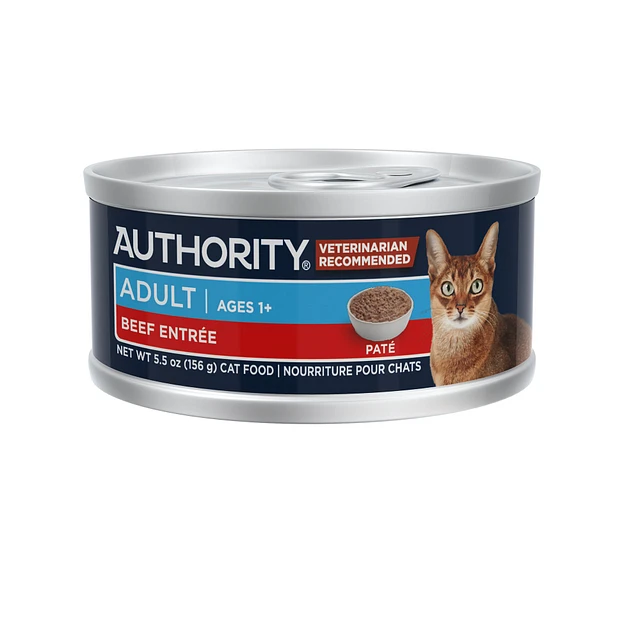 Authority Everyday Health Adult Cat Wet Food 5.5 Oz Pate The