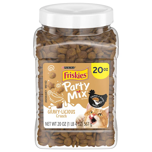 Friskies Purina Friskies Party Mix Adult Cat Treats The Market