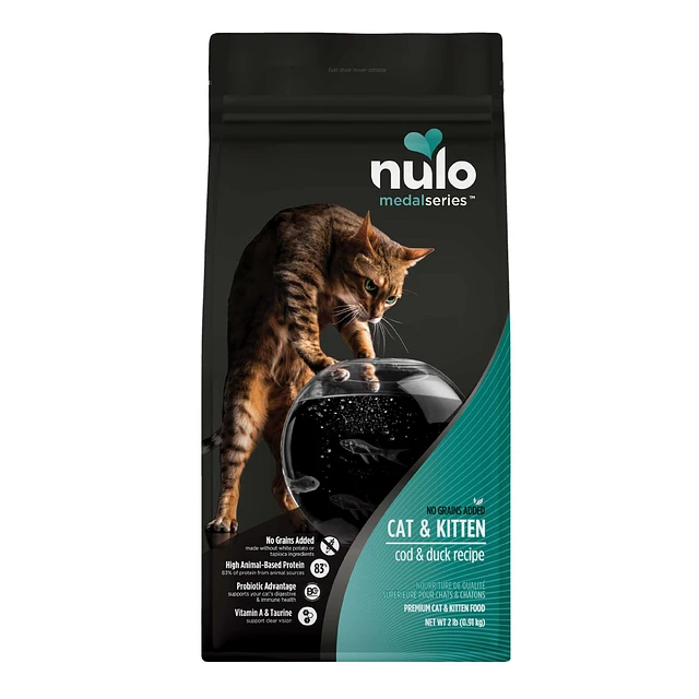 Nulo MedalSeries All Life Stages Dry Cat Food Grain Free Cod