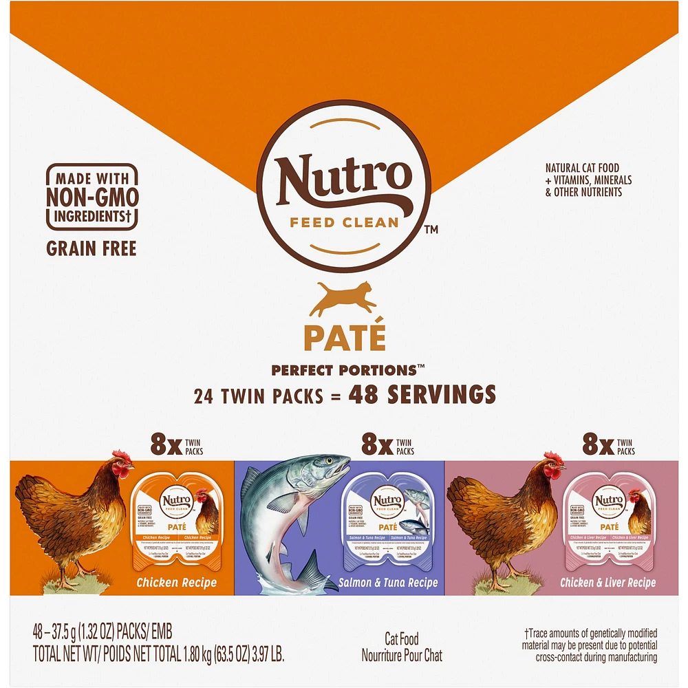 Nutro Perfect Portions Wet Chunks Adult Wet Cat Food Grain Free