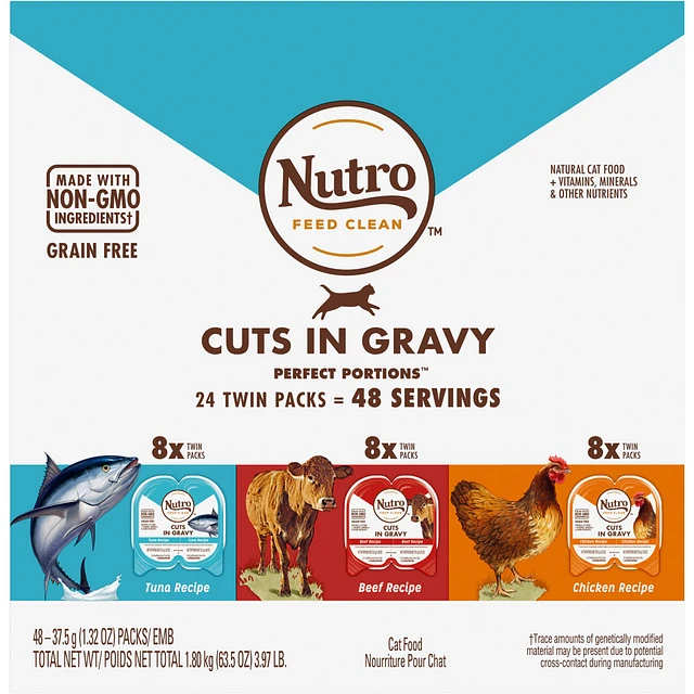 Nutro Perfect Portions Pate Adult Wet Cat Food Grain Free