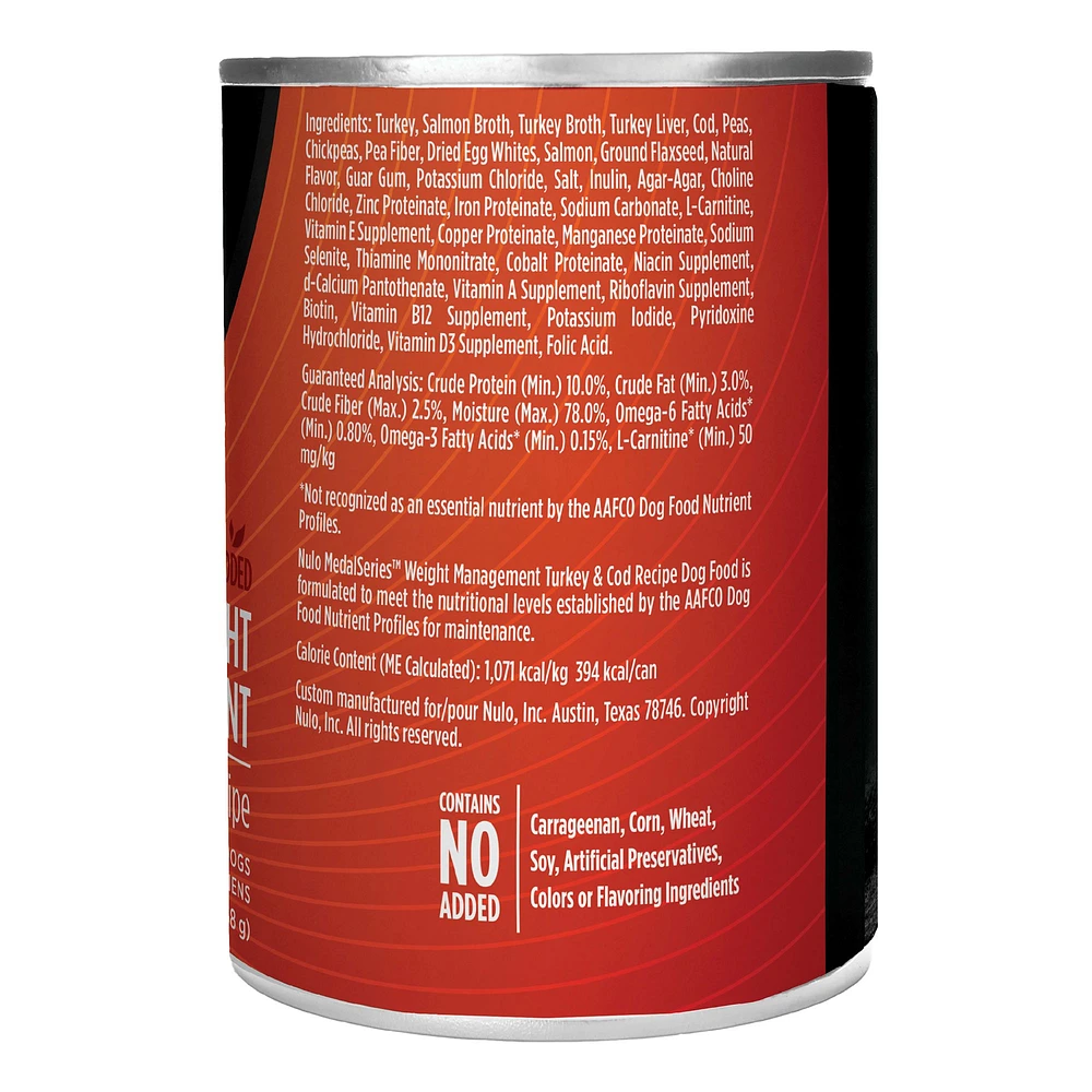 Nulo MedalSeries All Life Stage Wet Dog Food No Corn Wheat Soy 13 Oz