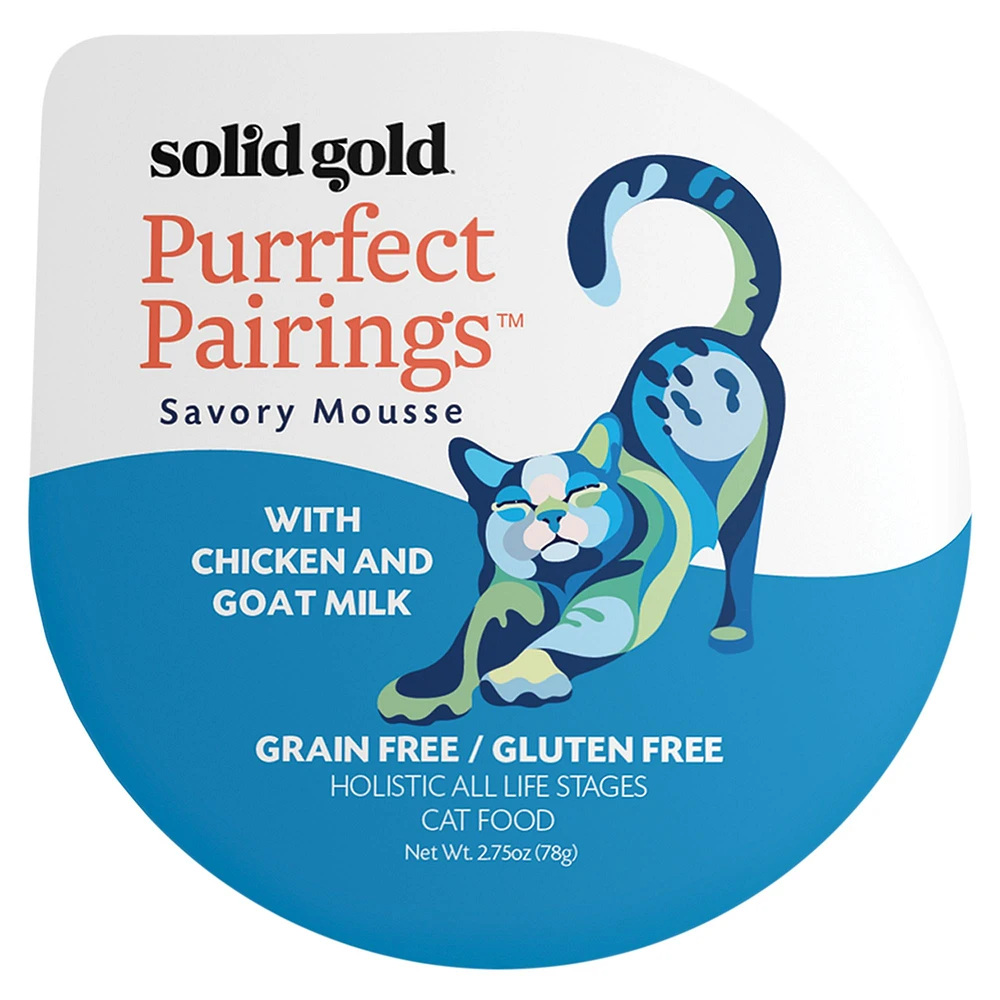 Solid Gold Purrfect Pairing Savory Mousse Cat Food Grain Free