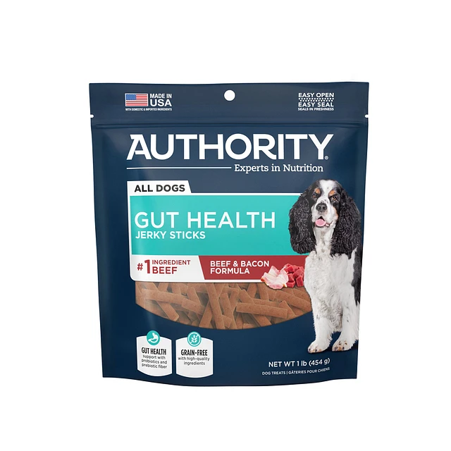 Authority Gut Health Dog Treat 16 Oz. The Market Place