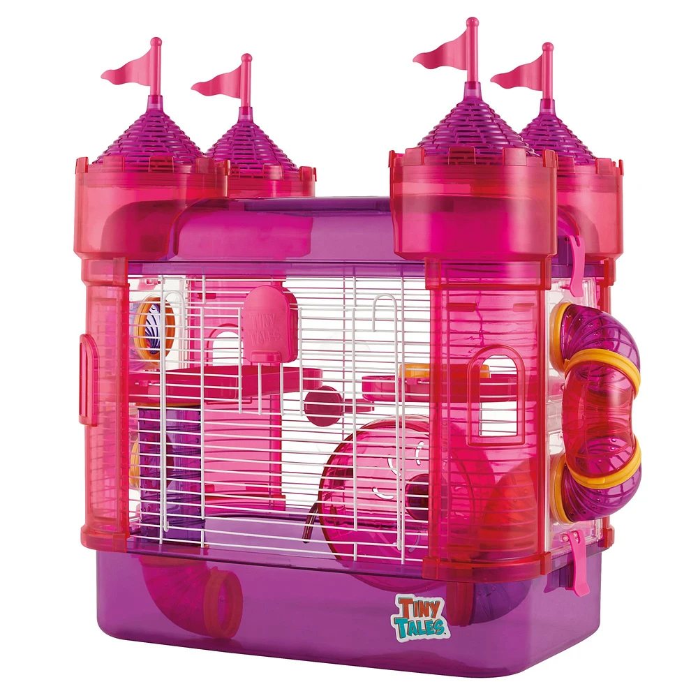 Castle hamster cage best sale