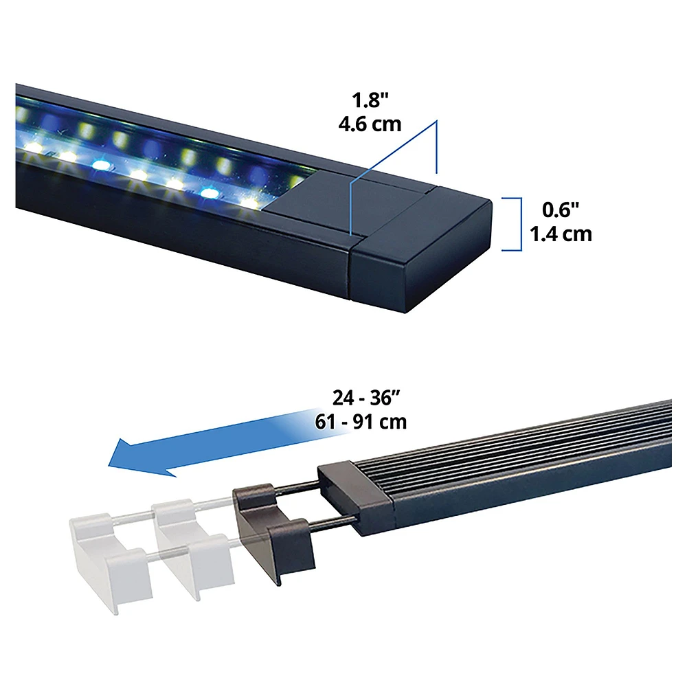 Fluval AQUASKY LED Aquarium Light 18 Watt The Market Place