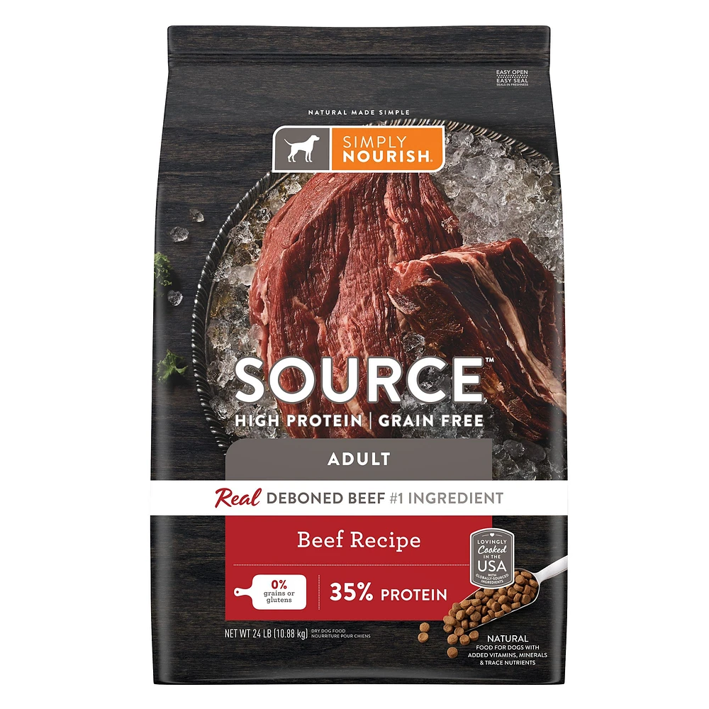 Simply Nourish Source Adult Dry Dog Food The Market Place