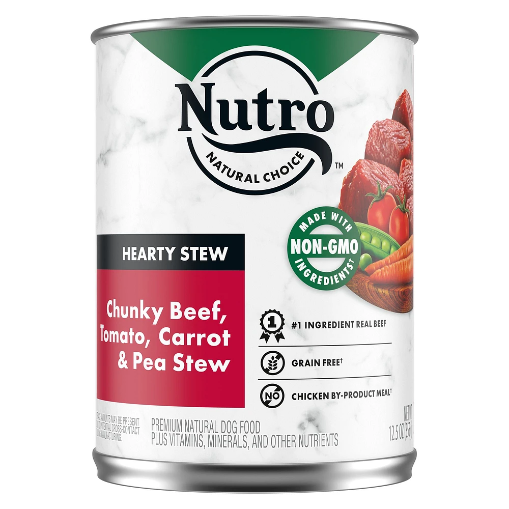 Nutro Natural Choice Heartly Stew Adult Wet Dog Food Grain Free