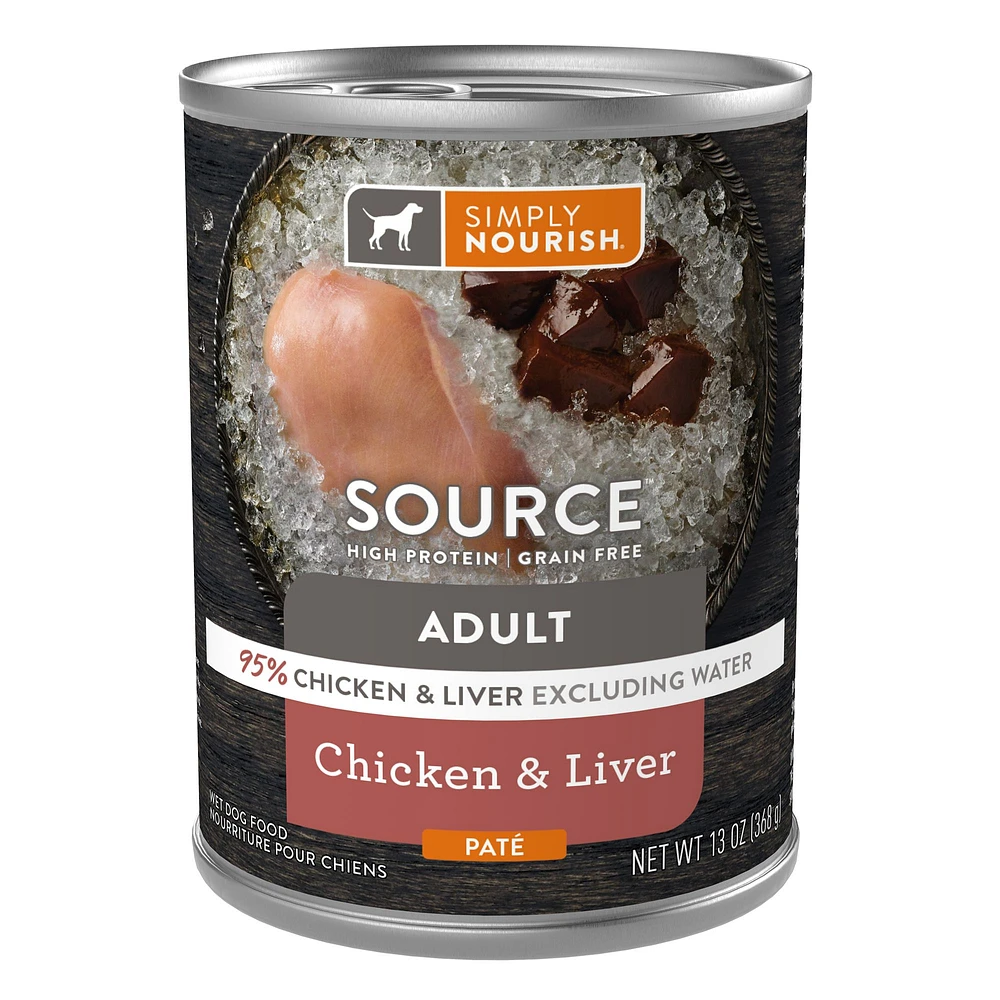 Simply Nourish Source Adult Wet Dog Food The Market Place