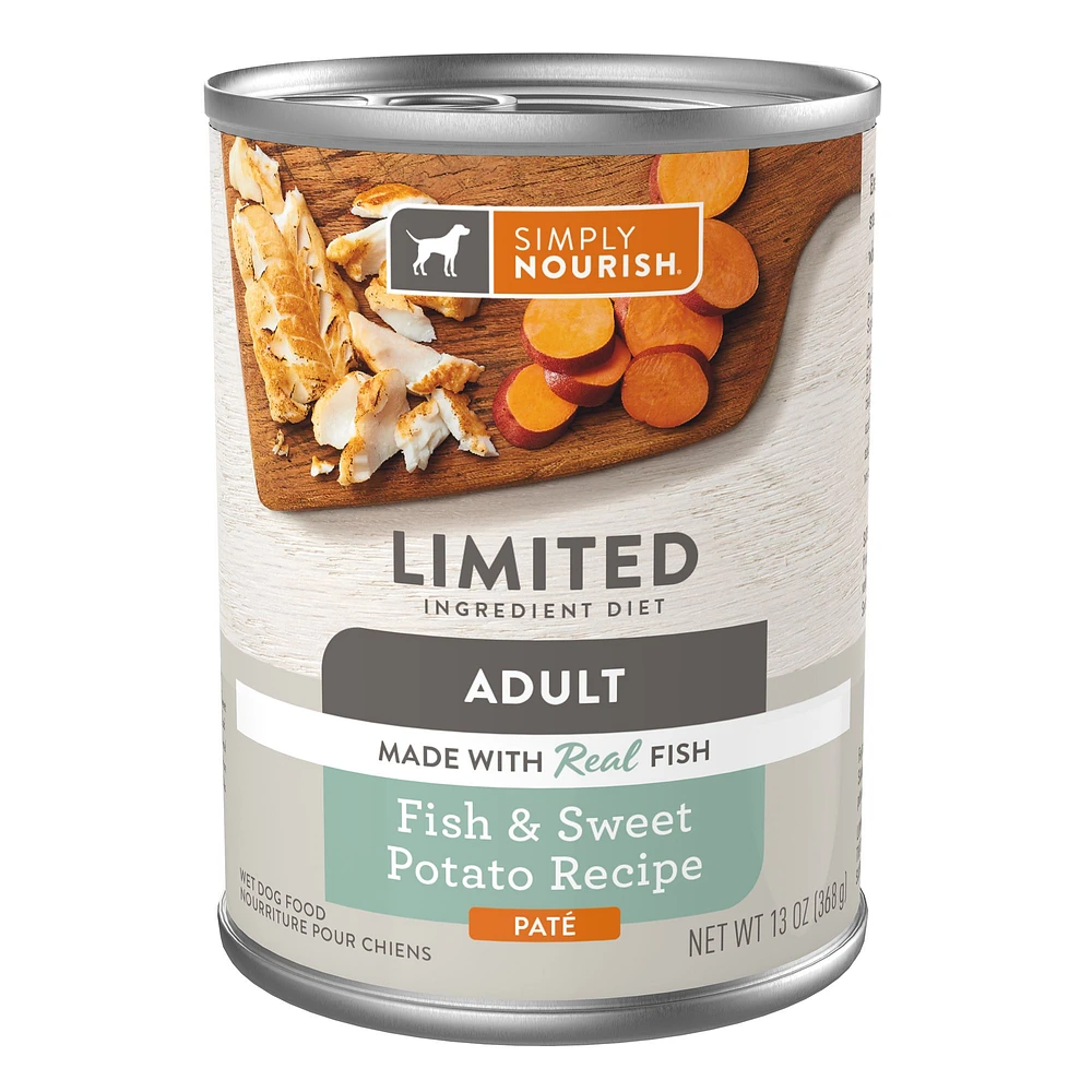 Simply Nourish Limited Ingredient Diet Adult Wet Dog Food The