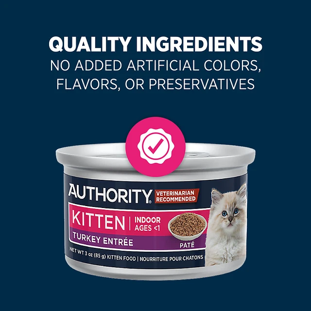 Authority Gut Health Cat Wet Food 3 Oz Flaked in Broth With