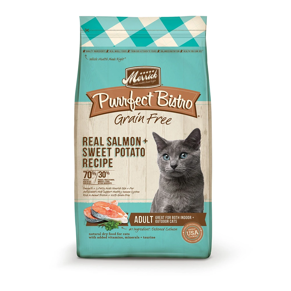 Merrick Purrfect Bistro Adult Dry Cat Food Salmon Grain Free