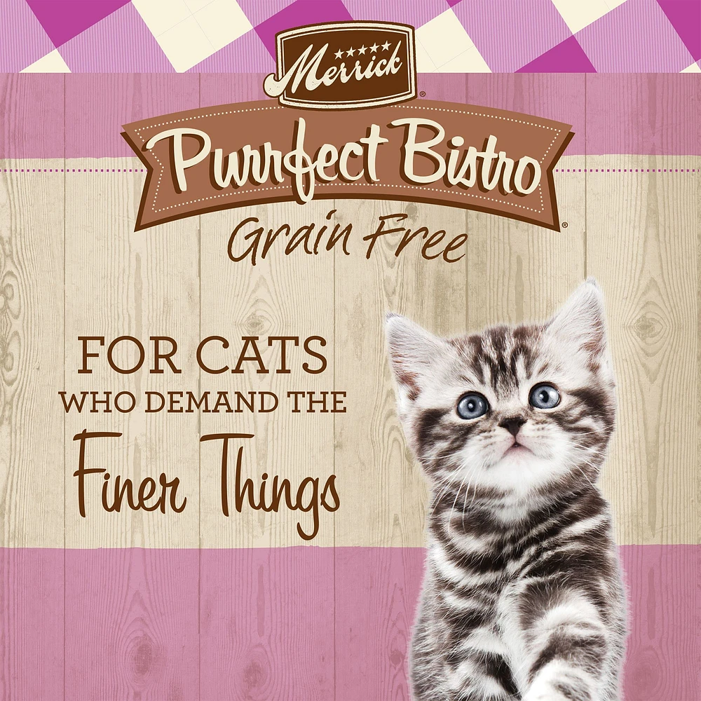 Merrick Purrfect Bistro Kitten Dry Cat Food Chicken Grain